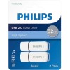 Philips Snow 32GB USB 2.0 Stick Γκρι