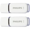 Philips Snow 32GB USB 2.0 Stick Γκρι