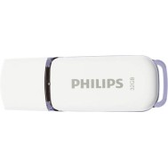 Philips Snow 32GB USB 2.0 Stick Γκρι