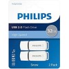 Philips Snow 32GB USB 2.0 Stick Γκρι