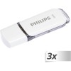 Philips Snow Edition 32GB USB 2.0 Stick 3τμχ Λευκό