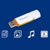 Philips Snow Edition 128GB USB 2.0 Stick Πορτοκαλί
