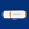 Philips Snow Edition 128GB USB 2.0 Stick Πορτοκαλί