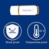 Philips Snow Edition 128GB USB 2.0 Stick Πορτοκαλί