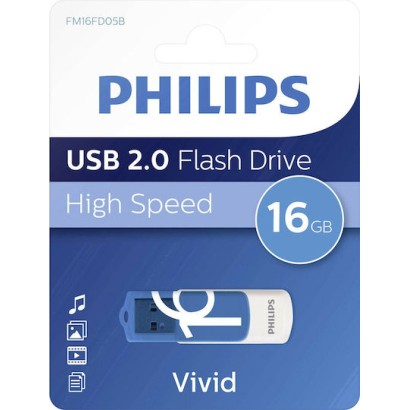 Philips Vivid Edition 16GB USB 2.0 Stick Λευκό