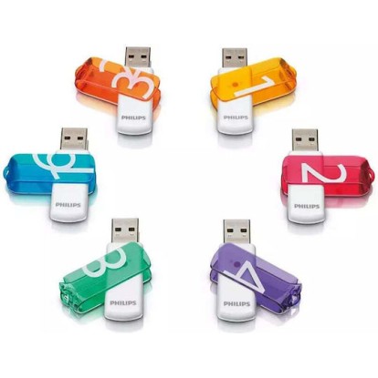 Philips Vivid Edition 16GB USB 2.0 Stick Λευκό