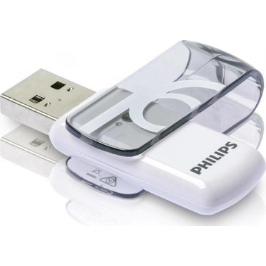 Philips Vivid Edition 32GB USB 2.0 Stick Γκρι