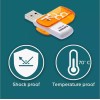 Philips Vivid Edition 128GB USB 2.0 Stick Πορτοκαλί