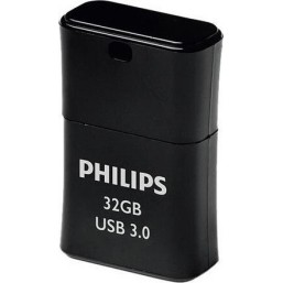 Philips Pico 32GB USB 3.0 Stick Μαύρο