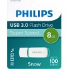 Philips Snow 8GB USB 3.1 Stick Πράσινο