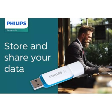 Philips Snow Edition 16GB USB 3.0 Stick Μπλε