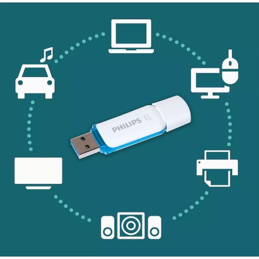 Philips Snow Edition 16GB USB 3.0 Stick Μπλε