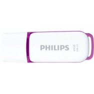 Philips Snow 64GB USB 3.0 Stick Ροζ