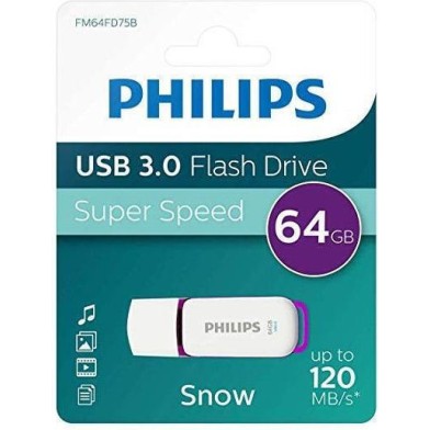 Philips Snow 64GB USB 3.0 Stick Ροζ