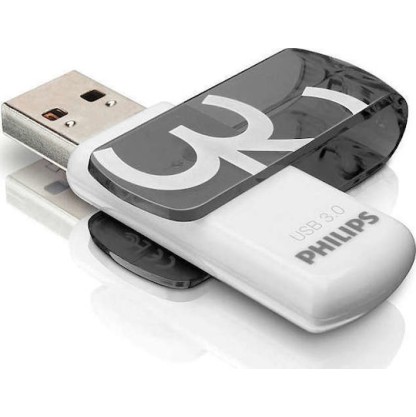 Philips Vivid Edition 32GB USB 3.0 Stick Γκρι