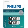 Philips Vivid Edition 32GB USB 3.0 Stick Γκρι