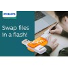 Philips Vivid Edition 128GB USB 3.0 Stick Πορτοκαλί
