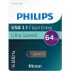 Philips Moon 64GB USB 3.1 Stick Ασημί