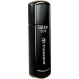 Transcend JetFlash 350 8GB USB 2.0 Stick Μαύρο