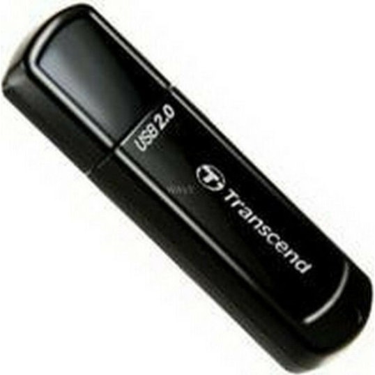 Transcend JetFlash 350 8GB USB 2.0 Stick Μαύρο
