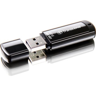 Transcend JetFlash 350 8GB USB 2.0 Stick Μαύρο