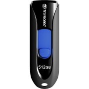 Transcend JetFlash 790 512GB USB 3.1 Stick Μαύρο