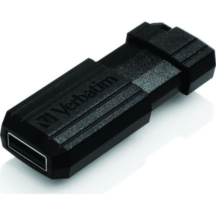 Verbatim Store 'n' Go Pinstripe 128GB USB 2.0 Stick Μαύρο