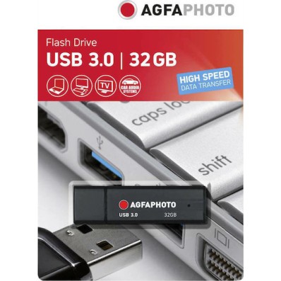 AgfaPhoto 32GB USB 3.0 Stick Μαύρο