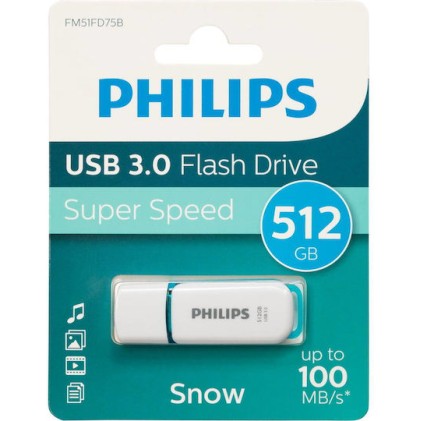 Philips Snow Edition 512GB USB 3.0 Stick Πράσινο