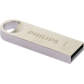 Philips Moon 128GB USB 2.0 Stick Ασημί