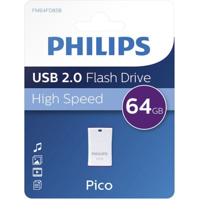Philips Pico 64GB USB 2.0 Purple
