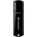 Transcend Jetflash 700 512GB USB 3.1 Stick Μαύρο