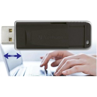 Verbatim Store 'n' Go Slider 16GB USB 2.0 Stick Μαύρο