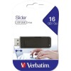 Verbatim Store 'n' Go Slider 16GB USB 2.0 Stick Μαύρο