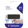 Verbatim Store 'n' Go Slider 64GB USB 2.0 Stick Μαύρο