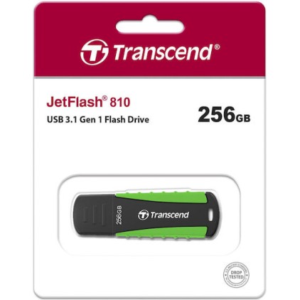 Transcend JetFlash 810 256GB USB 3.1 Stick Πράσινο