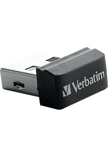 Verbatim Store 'n' Stay Nano 16GB USB 2.0 Stick Μαύρο