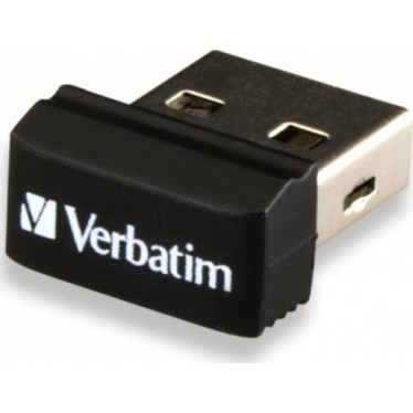 Verbatim Store 'n' Stay Nano 16GB USB 2.0 Stick Μαύρο