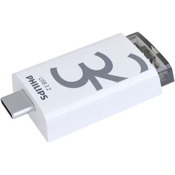 Philips Click Series Gen 1 32GB USB 3.2 Stick με σύνδεση USB-C Γκρι