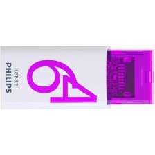 Philips Click Series Gen 1 64GB USB 3.2 Stick με σύνδεση USB-C Λευκό