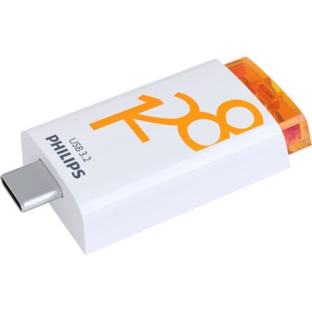 Philips Click Series Gen 1 128GB USB 3.2 Stick με σύνδεση USB-C Λευκό