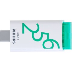 Philips Click Series Gen 1 256GB USB 3.2 Stick με σύνδεση USB-C Λευκό