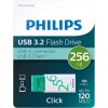 Philips Click Series Gen 1 256GB USB 3.2 Stick με σύνδεση USB-C Λευκό