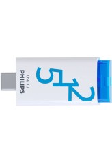 Philips Click Series 512GB USB 3.2 Stick με σύνδεση USB-C Λευκό
