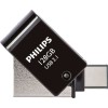 Philips 2in1 Usbc Stick 128GB USB 3.1 Stick με σύνδεση USB-C Μαύρο