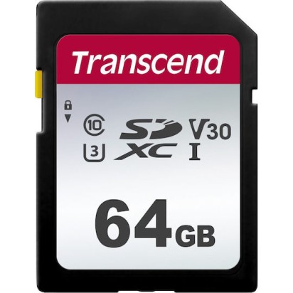 Transcend 300s SDXC 64GB U1 V30 UHS-I 95MB/s