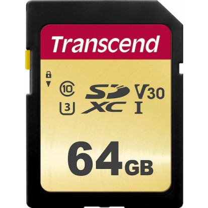Transcend 500S SDXC 64GB U3 UHS-I 95MB/s