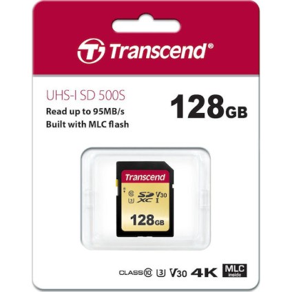 Transcend 500S SDXC 128GB U3 V30 UHS-I 95MB/s