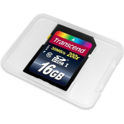 Transcend Premium 200x SDHC 16GB Class 10 UHS-I 20MB/s