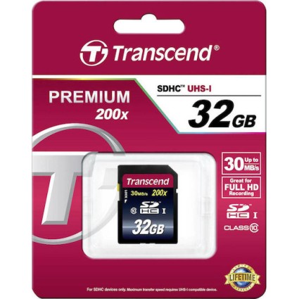 Transcend SDHC 32GB Class 10 High Speed